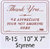Thank You / No Smoking styrene sign