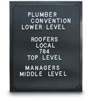 Thermoformed Plastic Letterboard Panels 11" x 14"